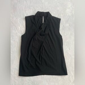 Anthropologie Black Sleeveless Blouse